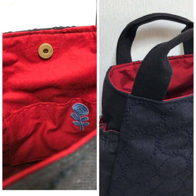 ミナペルホネン＊タンバリン×chouchoギャザポケバッグ✂️ハンドメイド