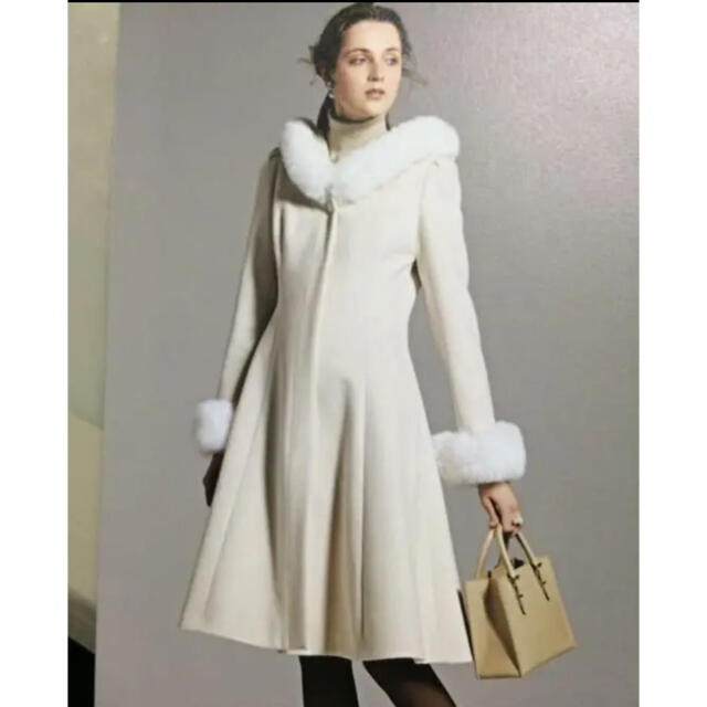 René - 【美品】Rene ルネ 受注会FOXファー プリンセスラインコート