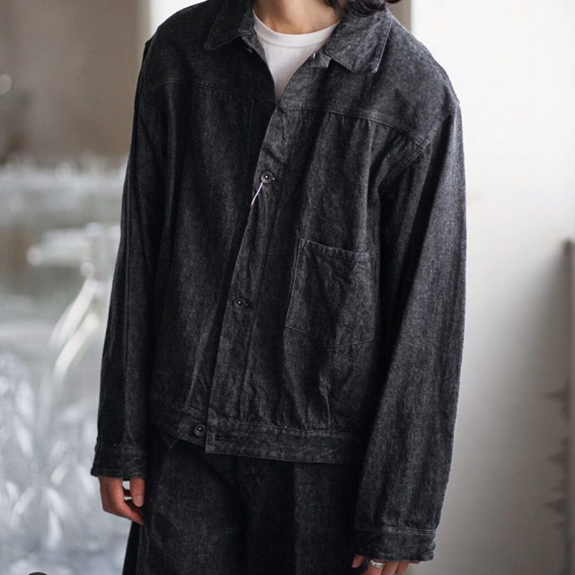 COMOLI - hiro様専用 COMOLI デニムジャケット ブラック/エクリュの