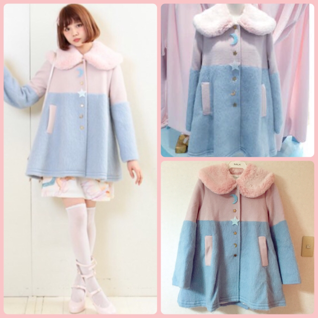 MILK - MILK twinkleコートの通販 by ねねこ's shop｜ミルクならラクマ