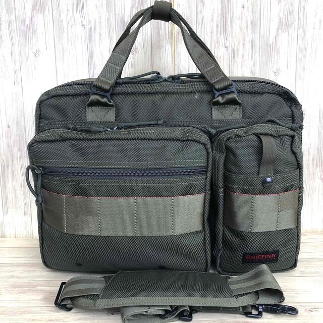 BRIEFING - 【美品希少】BRIEFING A4LINER 2way レンジャーグリーンの