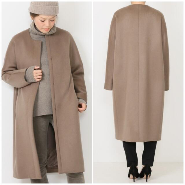 DEUXIEME CLASSE - Deuxieme Classe ダブルクロスベルテッドノーカラー