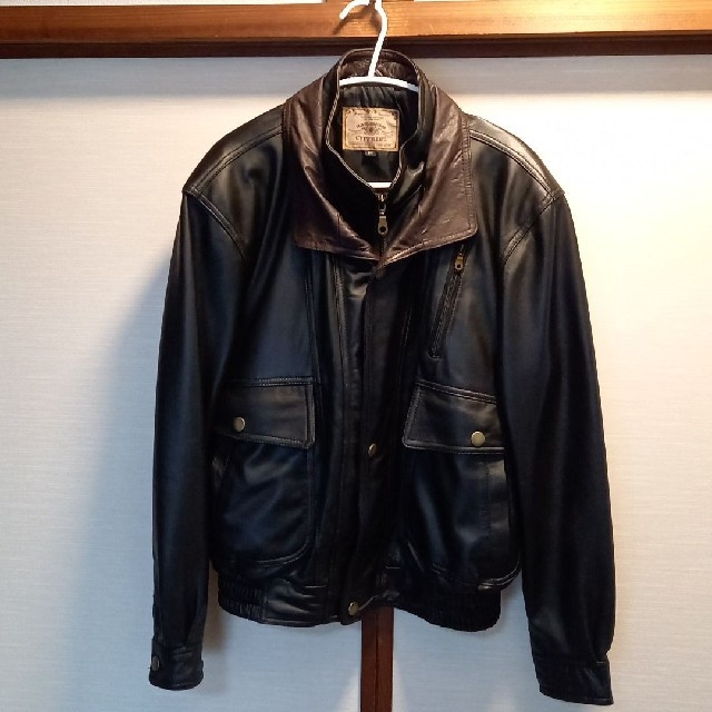 CITY BLUE本革羊レザージャケットブラック、エンジM新品未使用の通販