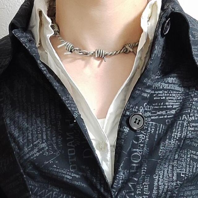 HERE THERE - HERE THERE ヒアゼア hyde 有刺鉄線ネックレスの通販 by