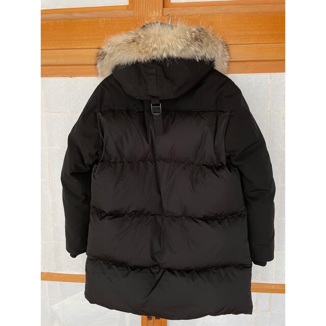 MONCLER - 国内正規 モンクレール リアルファーダウン ミドル丈 黒