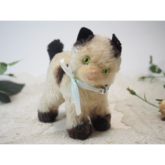 緑の眼をしたぶち猫さん シュタイフ ガッシー GUSSY ヴィンテージ