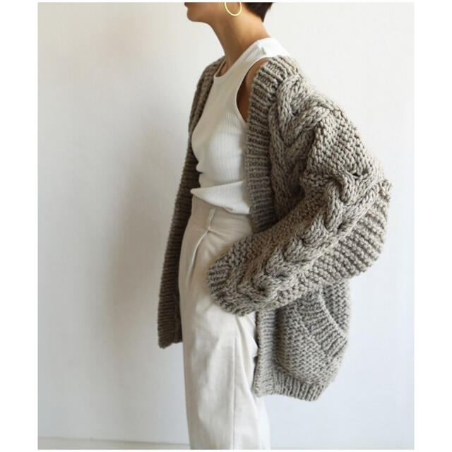 TODAYFUL - ケーブルハンドニットカーディガンの通販 by ぴ's shop