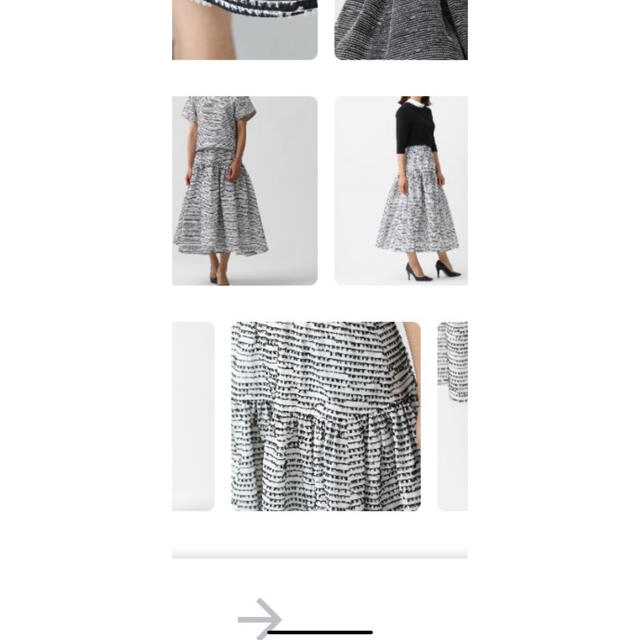 シートーキョー スカート 36 ジャガード SHE TOKYO シートーキョー