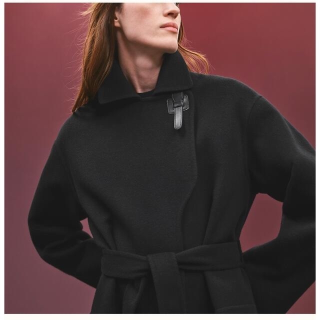 HERMES - 新作新品エルメスHermesカシミアロングコートバスロープ風