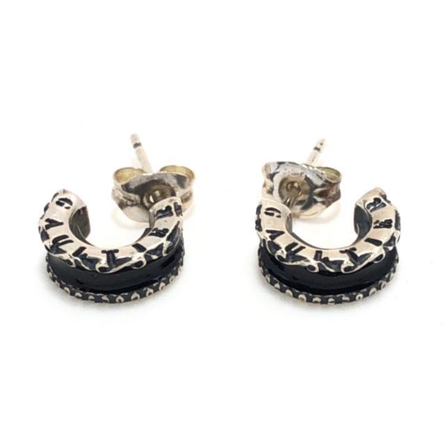 Jean-Paul GAULTIER - ゴルチエ ピアス - シルバー 黒 フープの通販 by