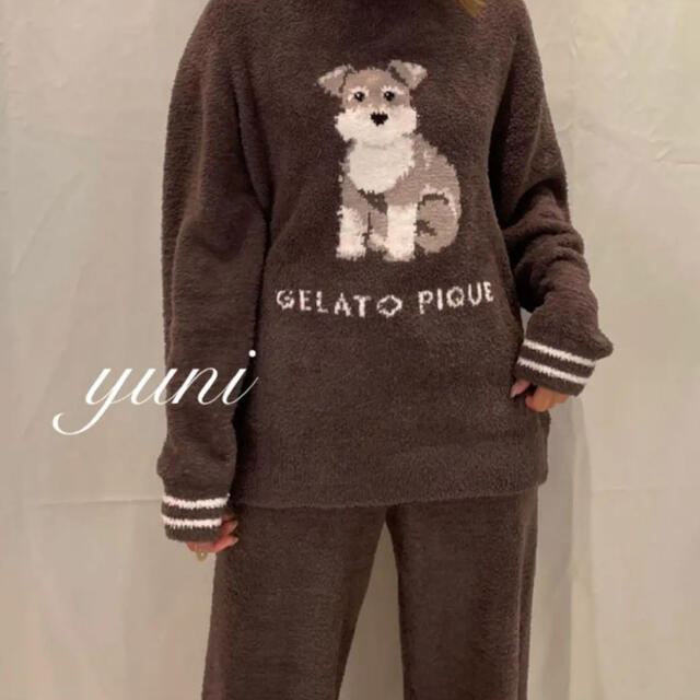 gelato pique - 正規品♡パウダーモチーフジャガード上下セット