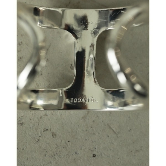 TODAYFUL - 【美品】TODAYFUL カーヴィーラインカフ Silver925