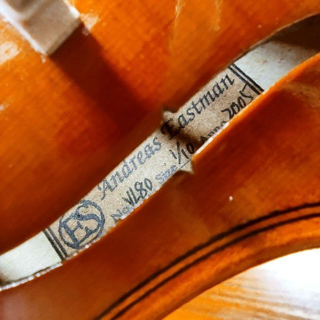 Andreas Eastman VL80 1/10 バイオリン 2005 希少品 ANDREAS EASTMAN
