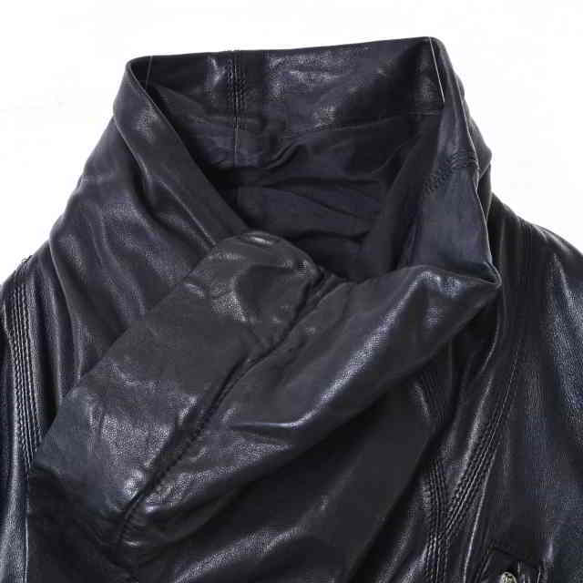 Rick Owens - Rick Owens ハイネック ドレープ ジャケットの通販 by