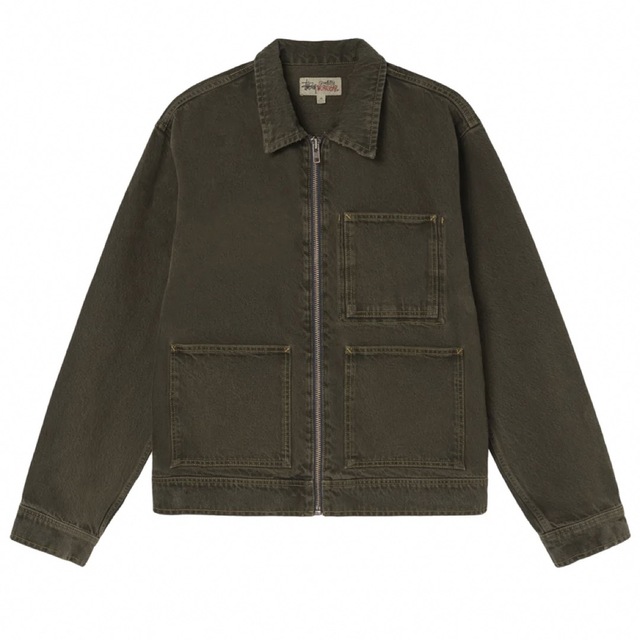 STUSSY - Stussy DENIM ZIP WORK JACKETの通販 by shuma's shop