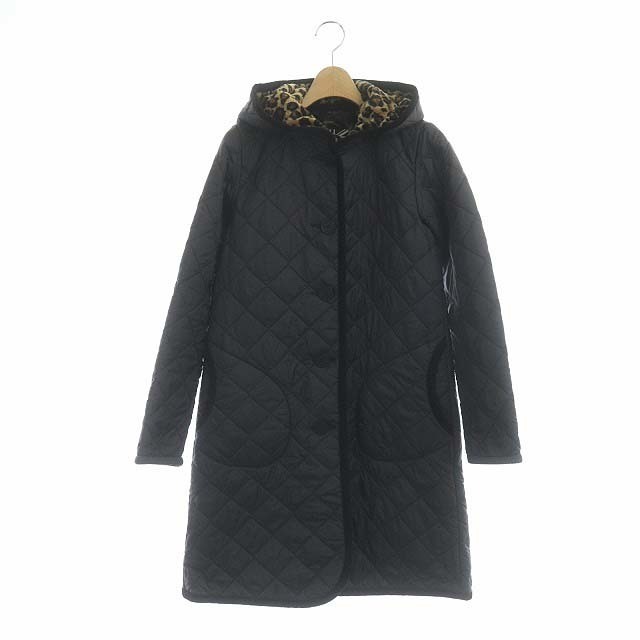 LAVENHAM - ラベンハム BRUNDON FUR 裏地レオパード キルティング