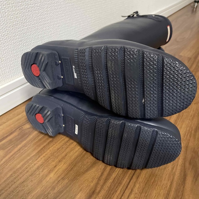 HUNTER - 超美品 ハンター レインブーツ ネイビー 25〜25.5㎝の通販 by