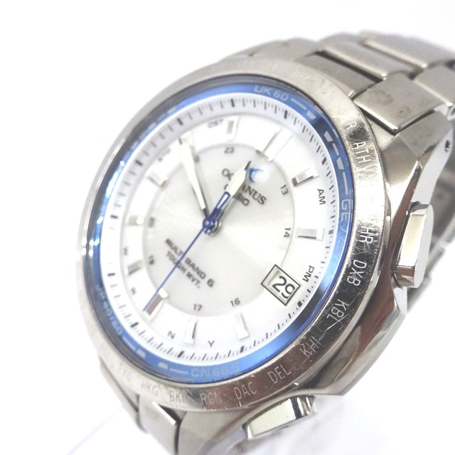 CASIO - カシオ 腕時計 オシアナス OCEANUS OCW-T100 ソーラー 白文字
