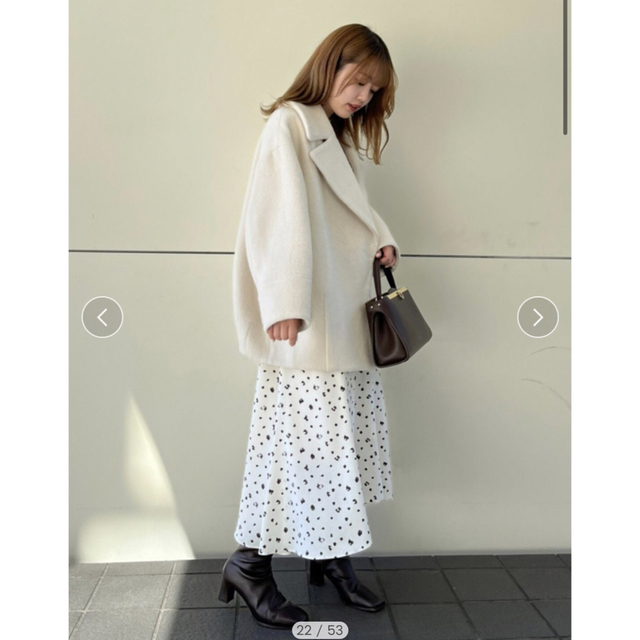 SNIDEL - SNIDEL ビックカラーコクーンコートの通販 by shop