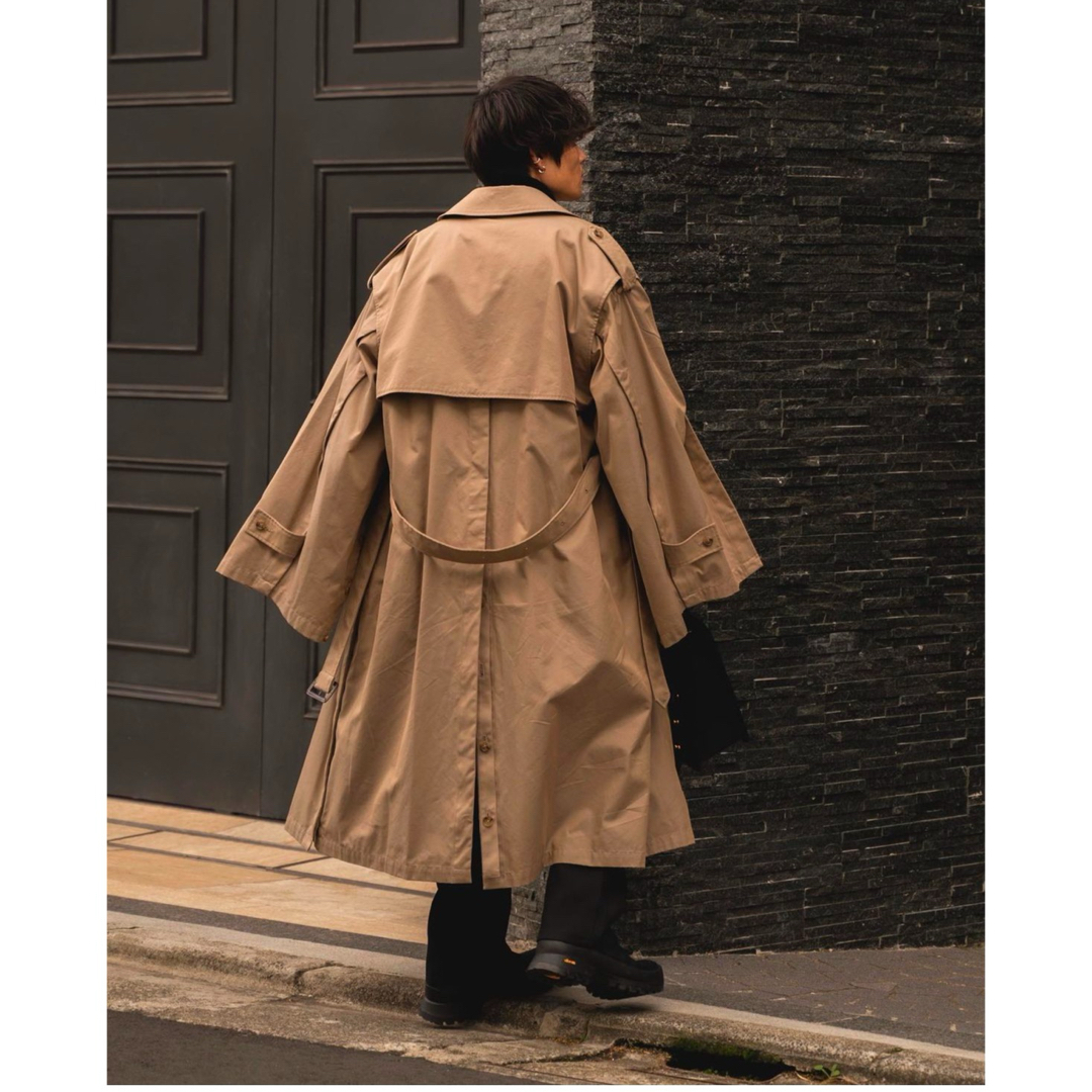 stein - stein DEFORMATION TRENCH COATの通販 by 07ムーディー's shop