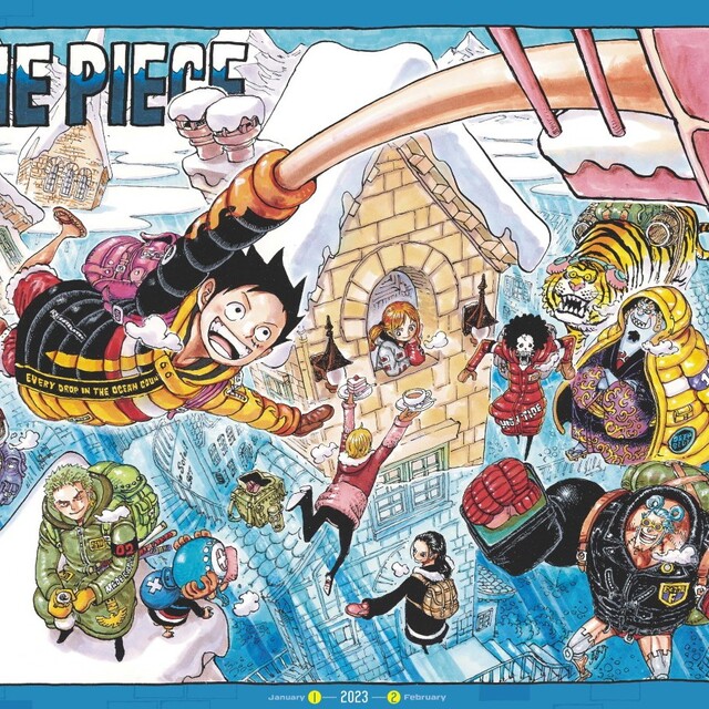 ONE PIECE - ONE PIECE コミックカレンダー 大判 2023