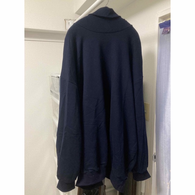 久米繊維 ビッグ タートルネック スウェット 紺の通販 by 05410's shop