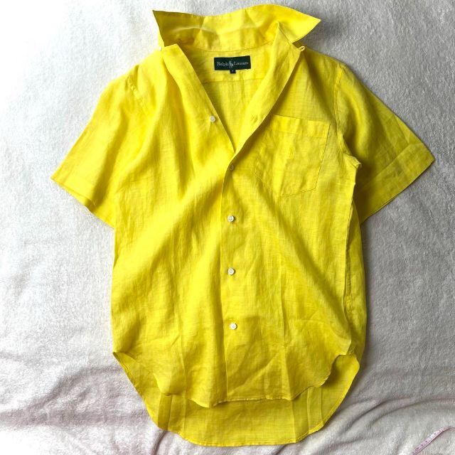 Ralph Lauren - ラルフローレン 麻リネン 100% シャツ ブラウス 黄色