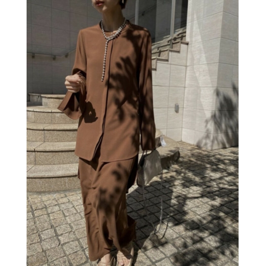 Ameri VINTAGE - Ameri vintage BACK OPEN SET UP DRESS Mの通販 by