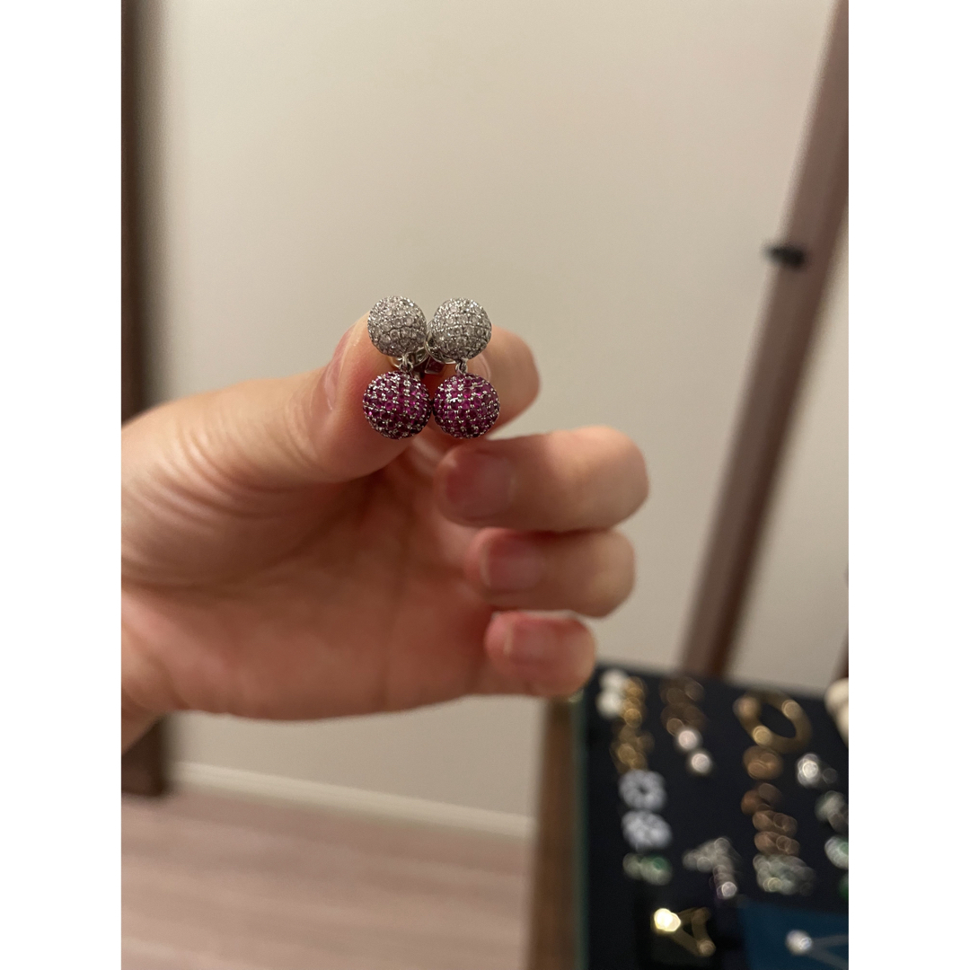 K18WG K18WG ダイヤモンド ペンダントトップ/g417-33 ダイヤモンド