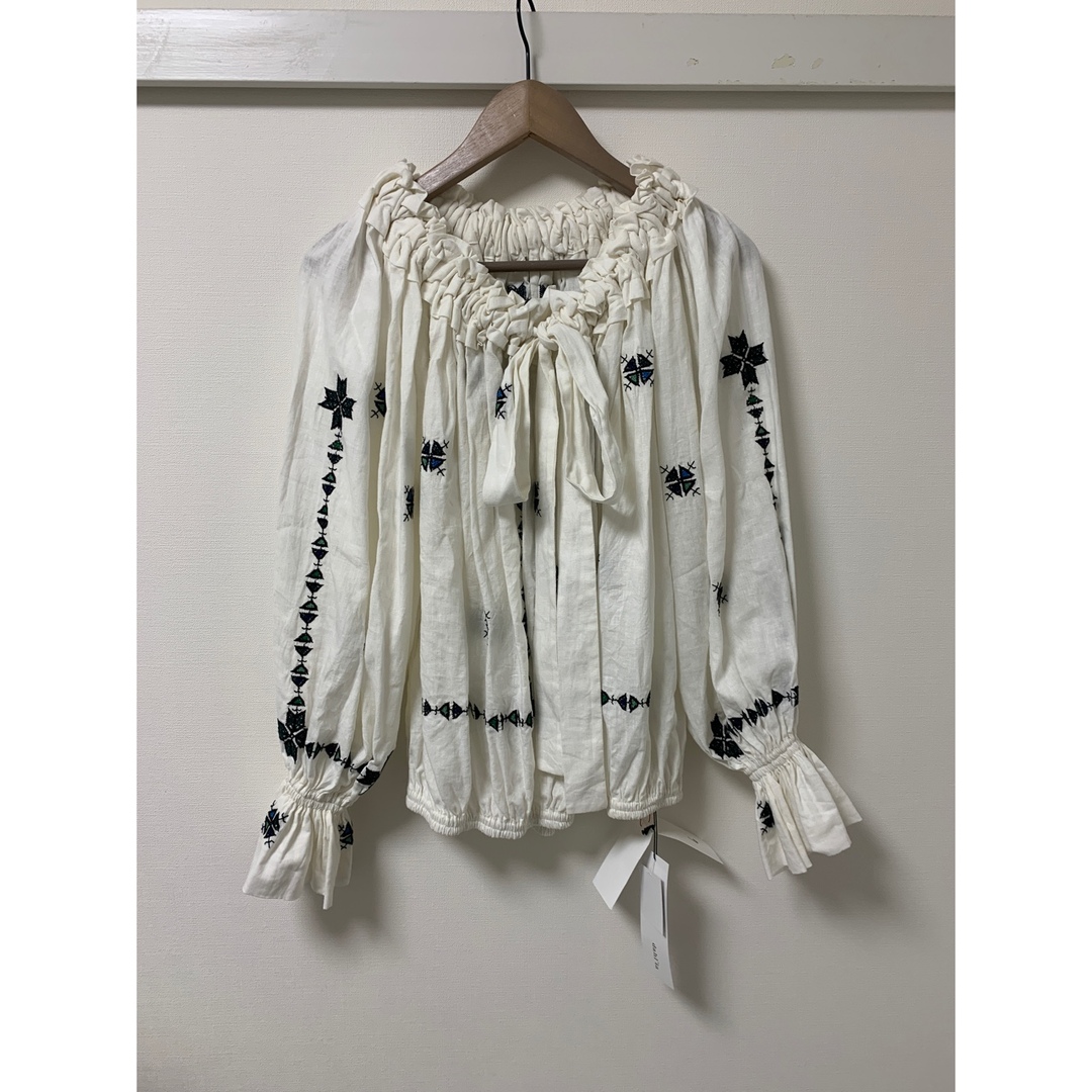 dahl'ia × 6(ROKU)】GATHER BLOUSE