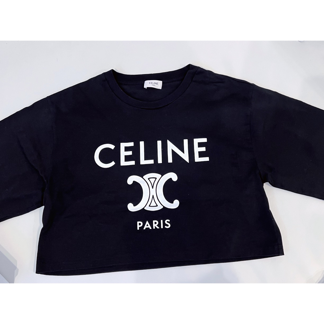 CELINE - セリーヌ celine クロップドTシャツ XSの通販 by hana