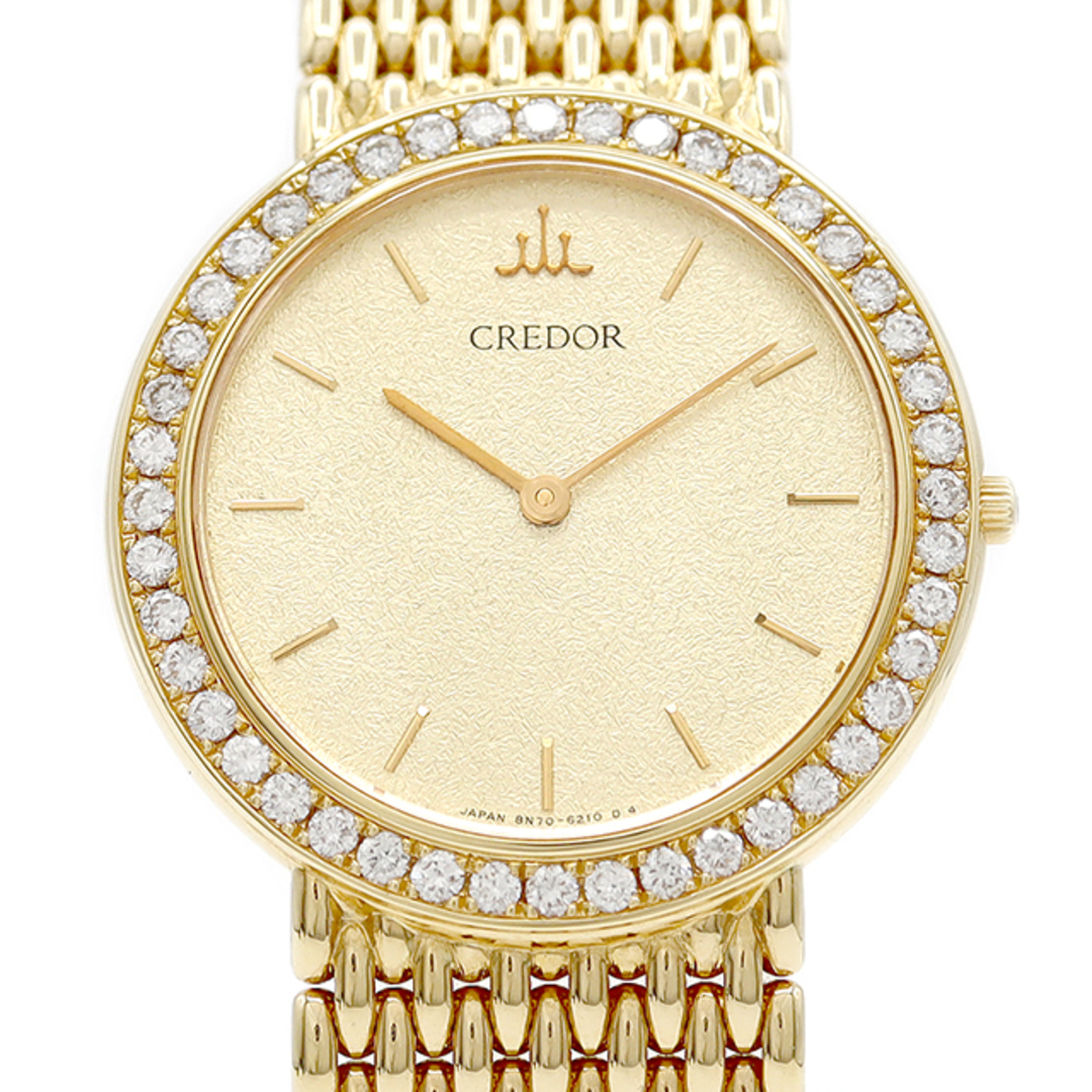 SEIKO - 電池交換済 SEIKO セイコー CREDOR クレドール 8N70-6240 純正