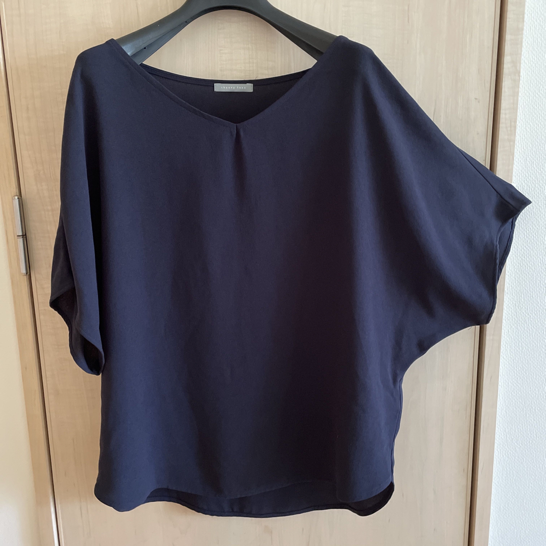 Theory luxe - 【theory luxe】ウォッシャブルブラウス(濃紺)の通販 by