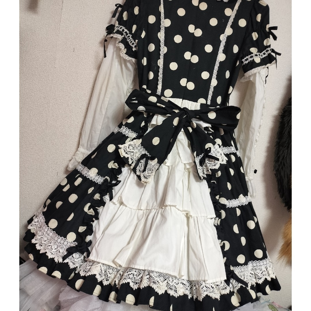 Angelic Pretty - 激レア 懐古ロリータ プリンセスドットワンピース