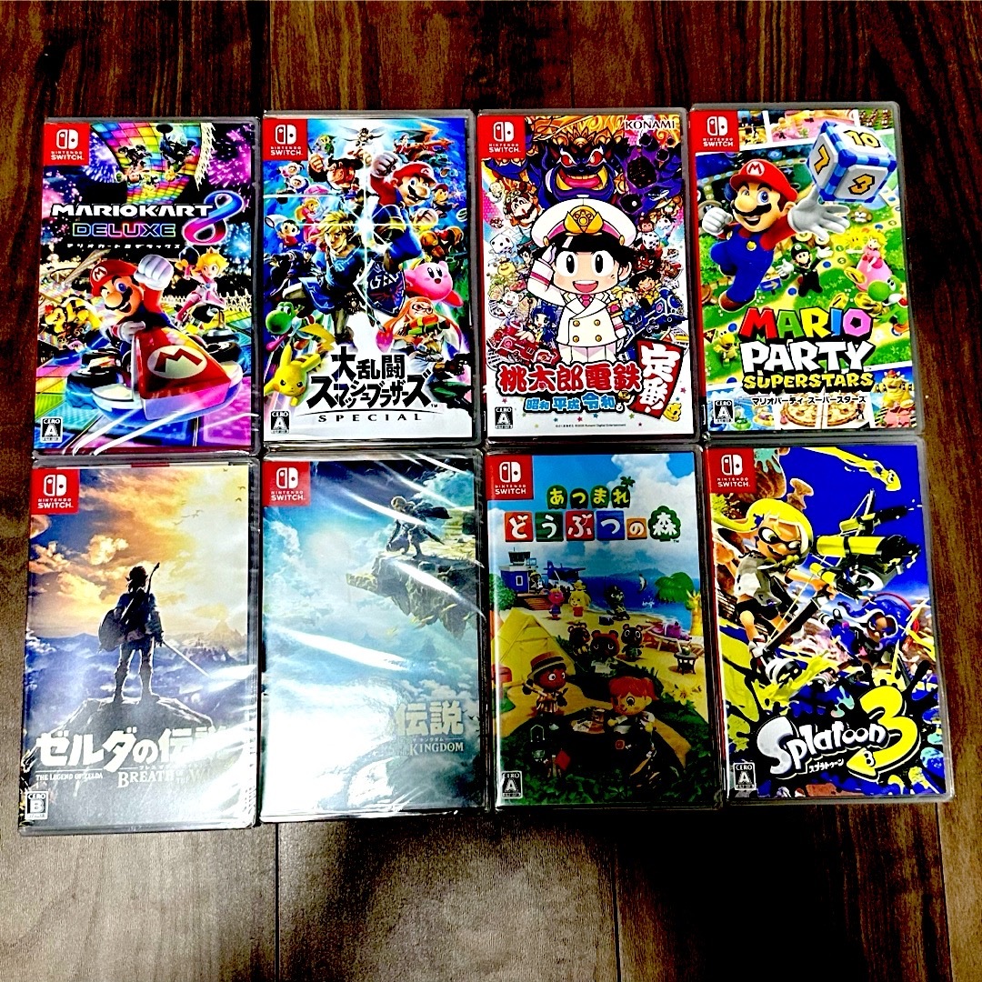 Nintendo Switch - Nintendo Switch ソフト8本 新品未開封の通販 by た