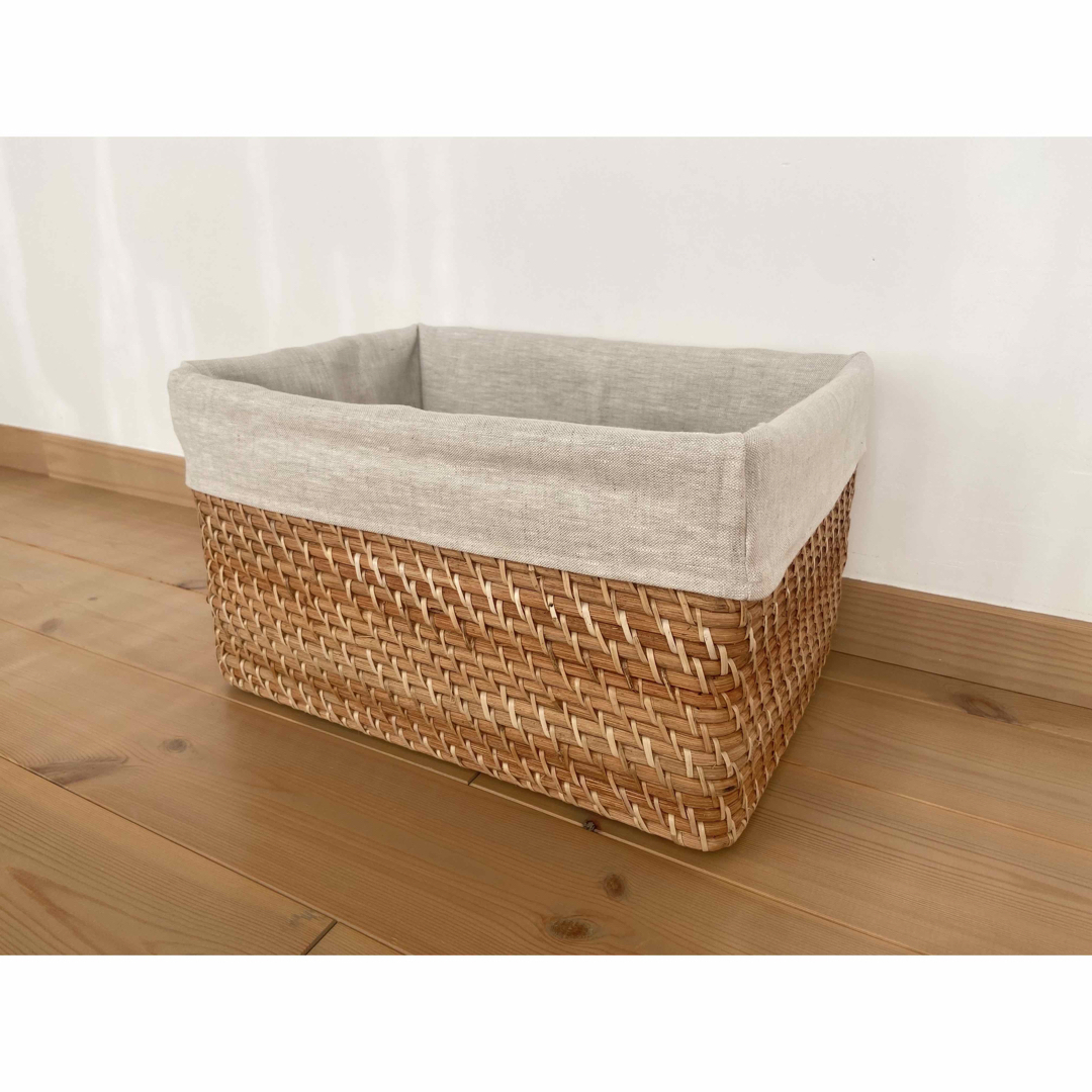 mikuni様】2枚 ラタンバスケット用 内布 無印良品 ニトリの通販 by