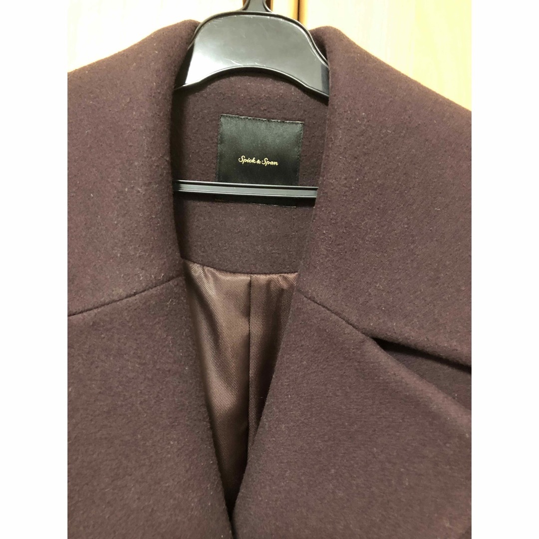 Spick & Span - スピックアンドスパン Wフェイスビッグカラーコートの