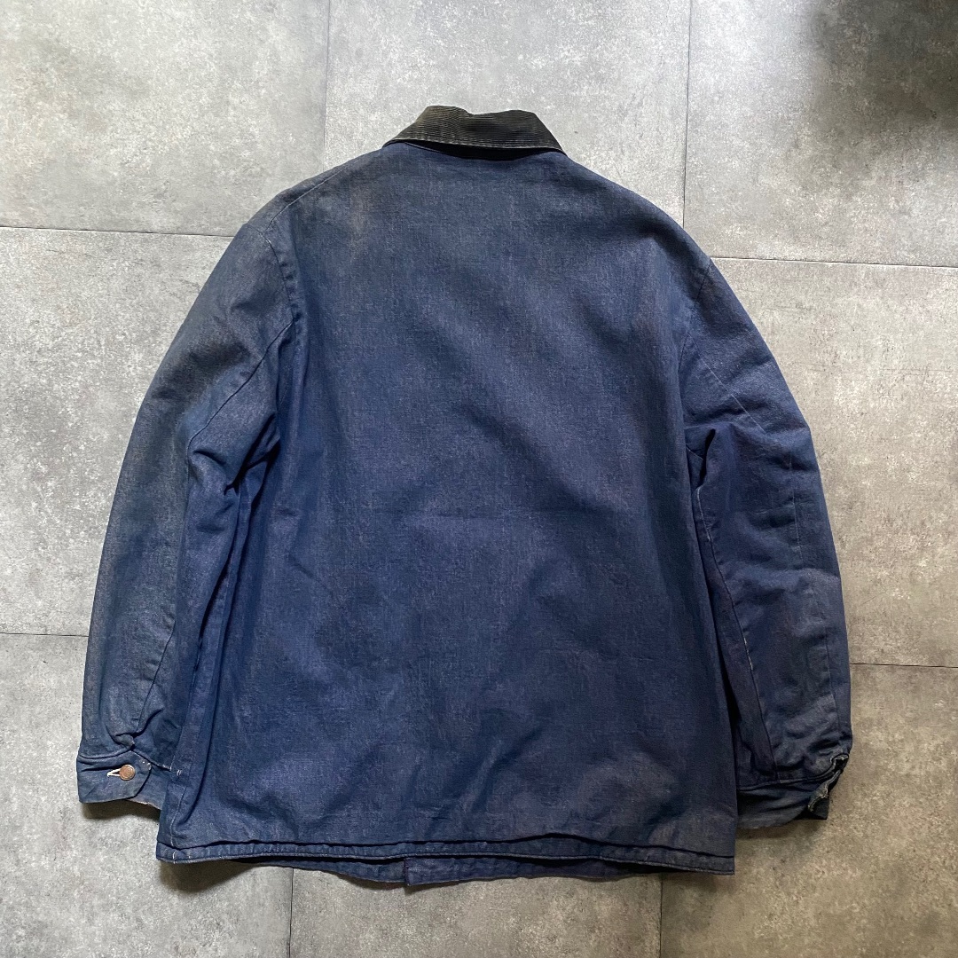 Wrangler - 70s ラングラー カバーオール 濃紺 ブランケット付き 台襟