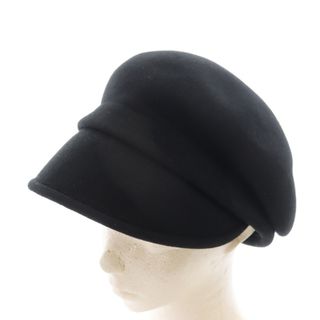 CA4LA - カシラ MAY FELT アシンメトリーキャスケット 帽子 ウール 黒