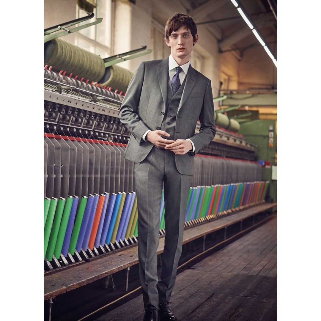 定価15万】Paul Smith 3ピース スーツ セットアップ ネイビー ポール