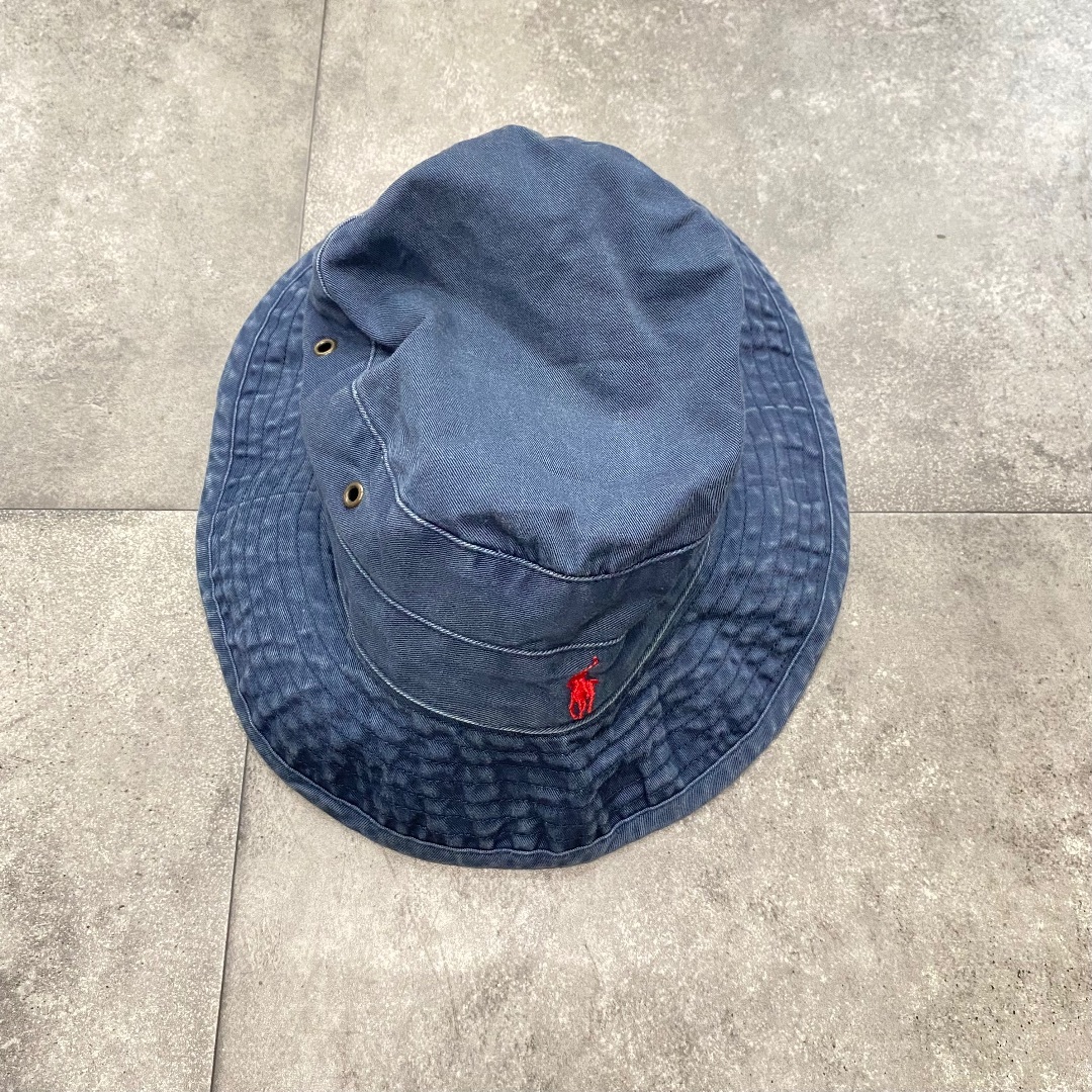 POLO RALPH LAUREN - 90s ラルフローレン バケットハット USA製
