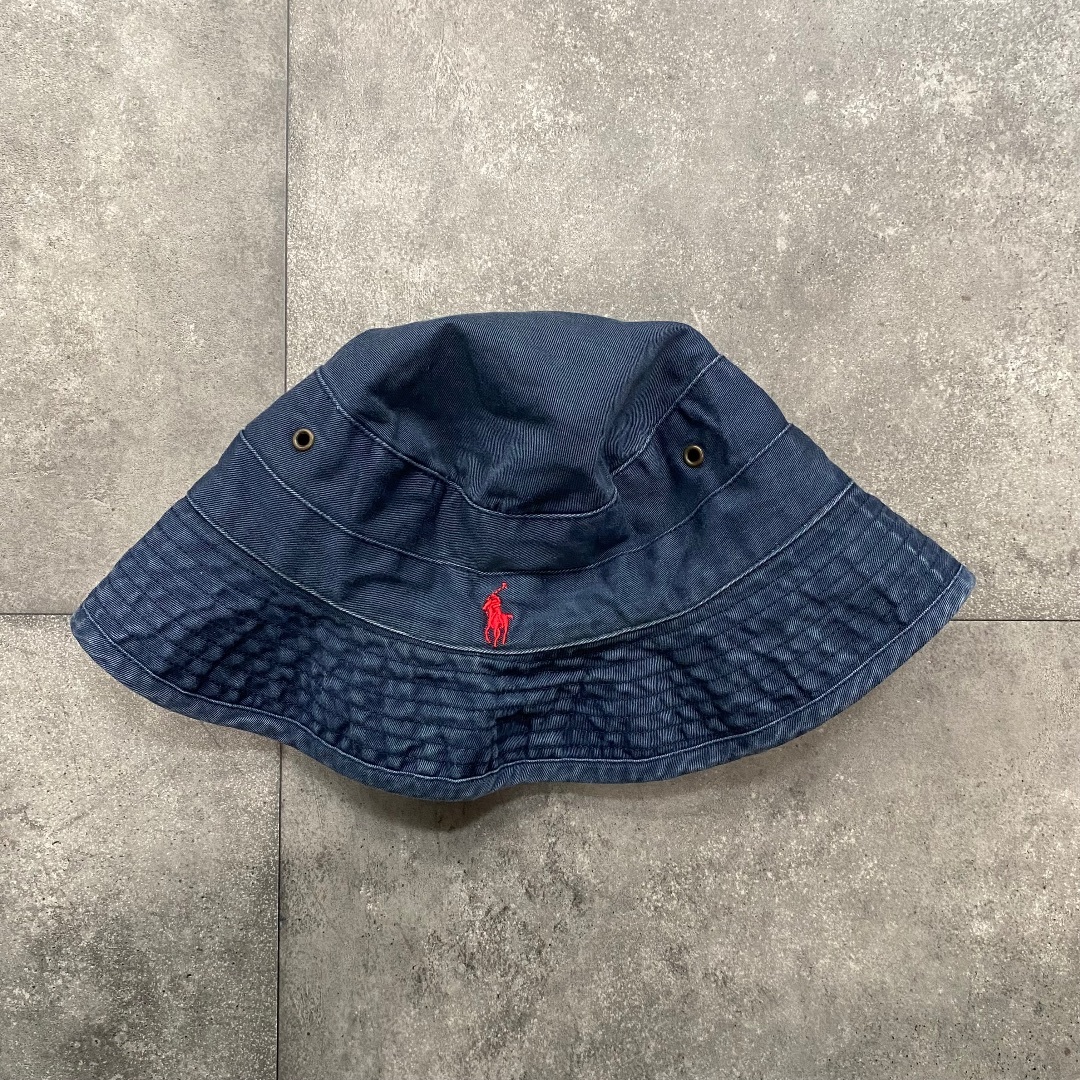 POLO RALPH LAUREN - 90s ラルフローレン バケットハット USA製
