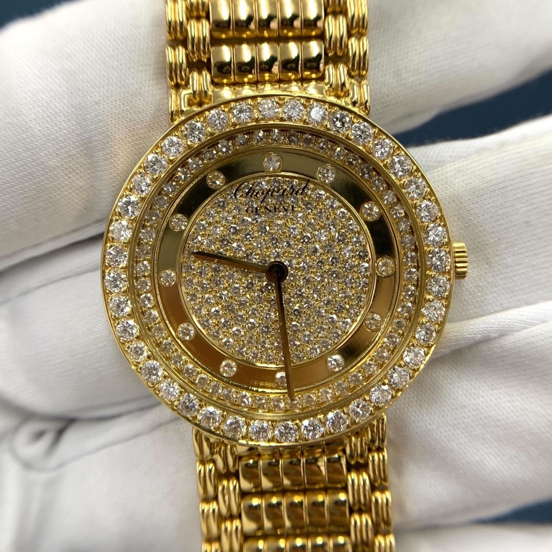 Chopard - ショパール 時計 メンズ 14/3030 クォーツ ダイヤモンド YG