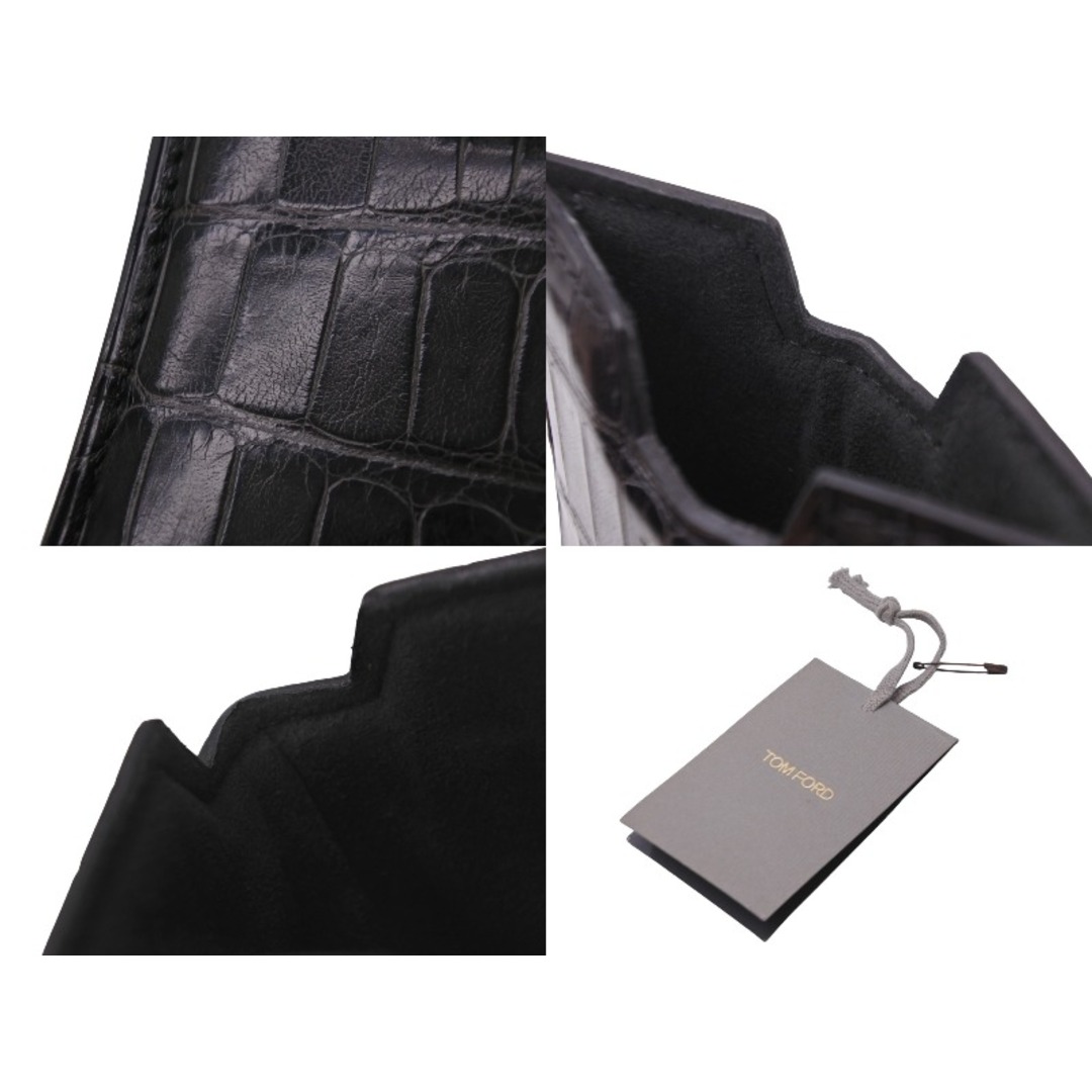 TOM FORD - TOM FORD トムフォード カードケース クロコダイル型押し