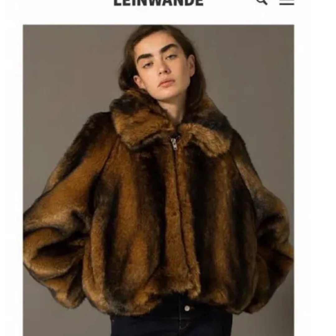 ラインヴァンド leinwande ファーコート ジャケットの通販 by 洋服｜ラクマ