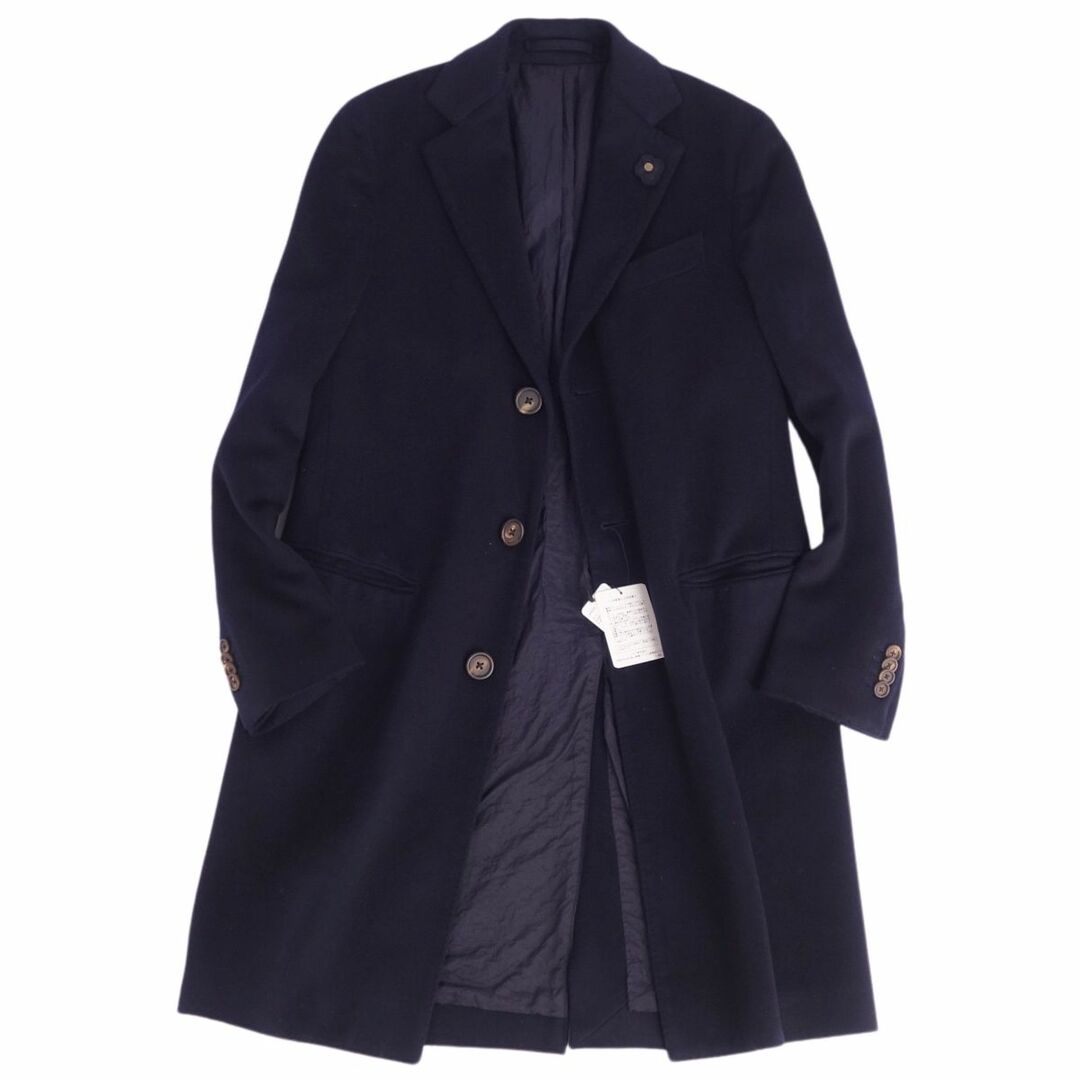 LARDINI - 美品 ラルディーニ LARDINI コート チェスターコート 無地