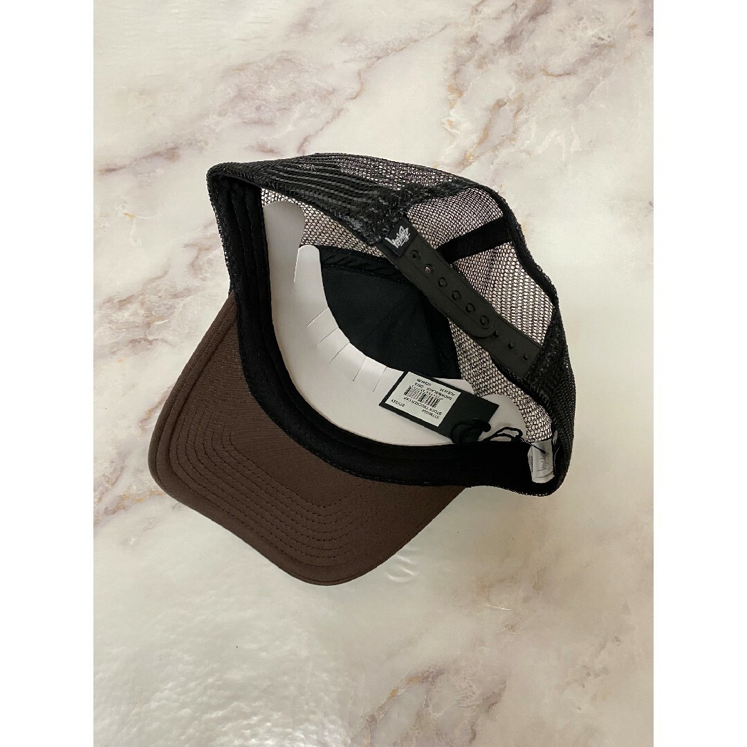STUSSY - Stussy フォントロゴ メッシュキャップ ブラウンカラーの通販