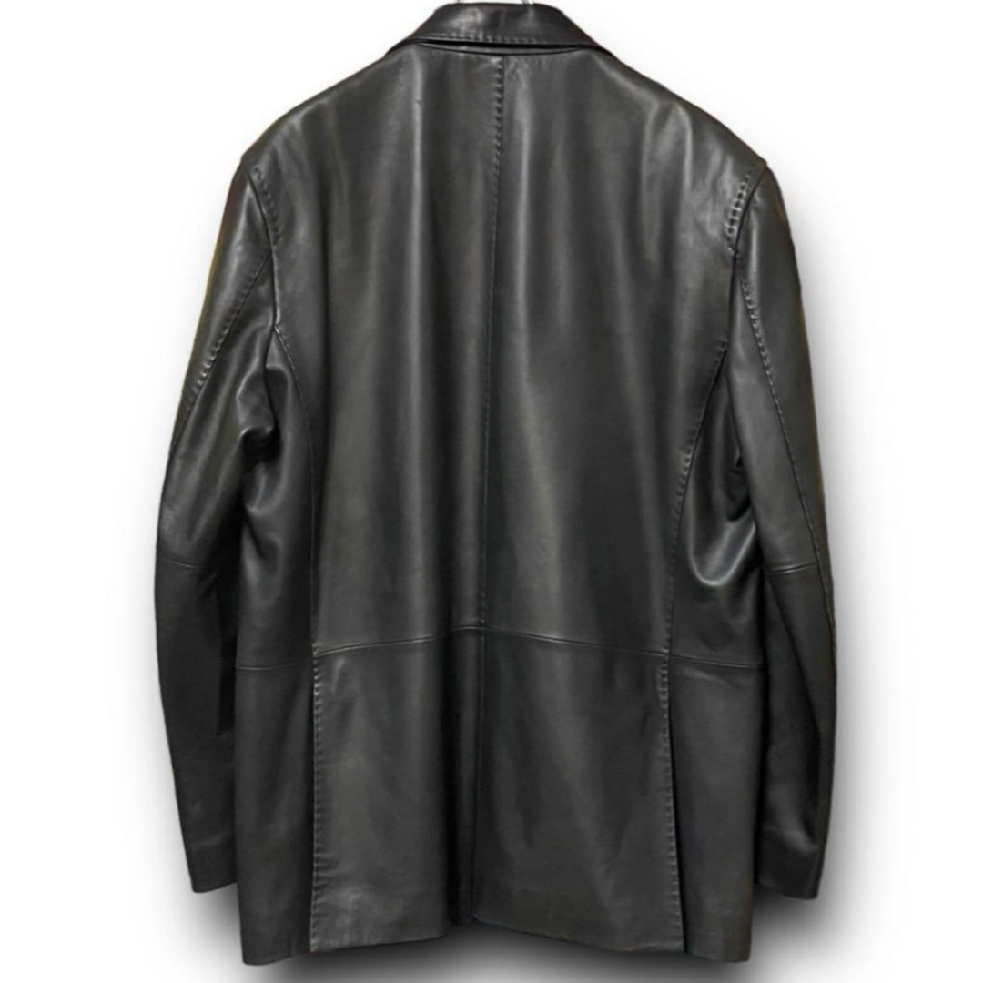 D'URBAN - DURBAN 最高級ラムレザージャケット テーラードジャケット(L