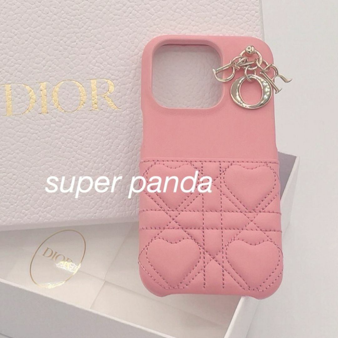 Christian Dior - DIOR iPhone15PRO lady dior ピンク ハート 新品の