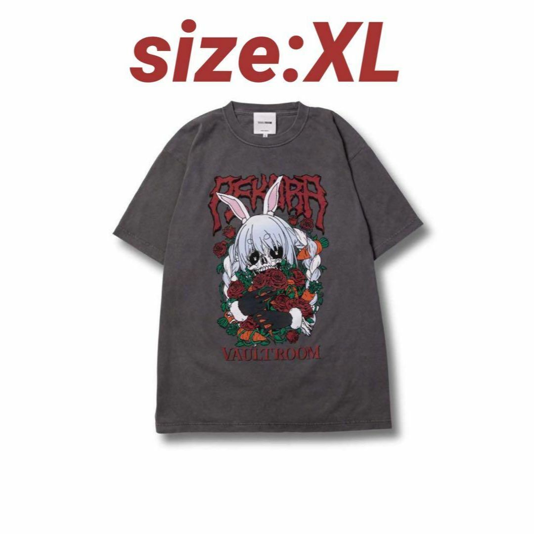 vaultroom × 兎田ぺこら SKULL PEKORA TEE XLの通販 by たろ's shop